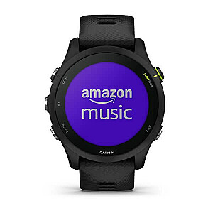 Garmin Forerunner 255 Music 3,3 cm (1,3 colio) MIP 46 mm Skaitmeninis 260 x 260 pikselių Jutiklinis ekranas Juodas Wi-Fi GPS (palydovas)