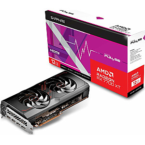 Sapphire SAPPHIRE PULSE AMD RADEON RX 7700 XT vaizdo plokštė