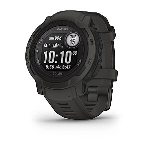 Garmin Instinct 2 Solar 2,29 см (0,9 дюйма) MIP 45 мм Цифровой 176 x 176 пикселей Графитовый GPS (спутниковый)