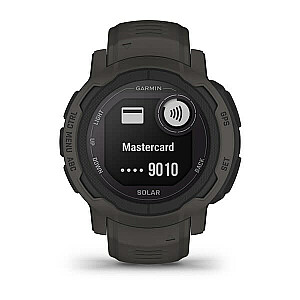 Garmin Instinct 2 Solar 2,29 см (0,9 дюйма) MIP 45 мм Цифровой 176 x 176 пикселей Графитовый GPS (спутниковый)