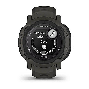 Garmin Instinct 2 Solar 2,29 см (0,9 дюйма) MIP 45 мм Цифровой 176 x 176 пикселей Графитовый GPS (спутниковый)