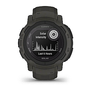Garmin Instinct 2 Solar 2,29 см (0,9 дюйма) MIP 45 мм Цифровой 176 x 176 пикселей Графитовый GPS (спутниковый)