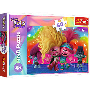TREFL TROLLS Пазл Тролли 3, 60 шт.