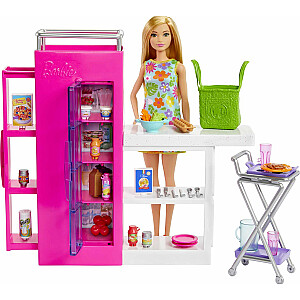 Barbie Mattel Doll Dream Pantry rinkinys su lėle (HJV38)