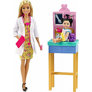 Кукла Барби «Карьера Барби» — набор «Педиатр» (GTN51)