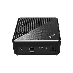 Персональный компьютер Мини-ПК MSI Cubi ADL-002EU N100 Intel Celeron N 4 ГБ DDR4-SDRAM 128 ГБ твердотельный накопитель Windows 11 Pro Рабочая станция черный