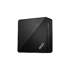 Stacionarūs kompiuteris Mini PC MSI Cubi ADL-002EU N100 Intel Celeron N 4GB DDR4-SDRAM 128GB SSD Windows 11 Pro Workstation Black