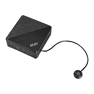 Stacionarūs kompiuteris Mini PC MSI Cubi ADL-002EU N100 Intel Celeron N 4GB DDR4-SDRAM 128GB SSD Windows 11 Pro Workstation Black