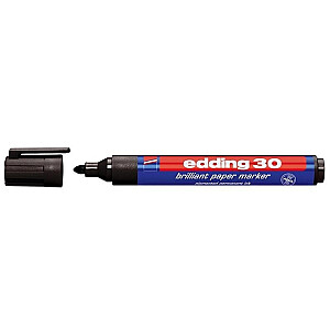 Бумажный маркер Edding 30 бриллиант, круглый кончик, 1,5-3 мм, черный