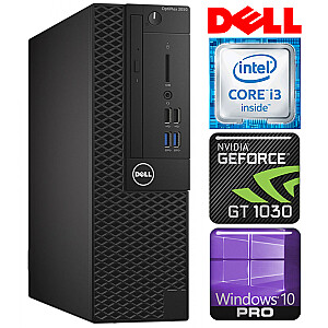 Персональный компьютер DELL 3050 SFF i3-7100 8GB 1TB SSD M.2 NVME+2TB GT1030 2GB WIN10Pro