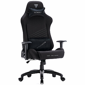 Кресло SENSE7 Spellcaster Senshi Edition XL, черная ткань