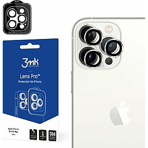 3MK 3MK Lens Protection Pro iPhone 15 Pro 6,1" серебристый/серебристый Защита объектива камеры с монтажной рамкой 1 шт.