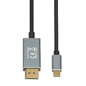 IBOX ITVCDP4K USB-C kabelis, skirtas DISPLAYPORT 4K 1,8M