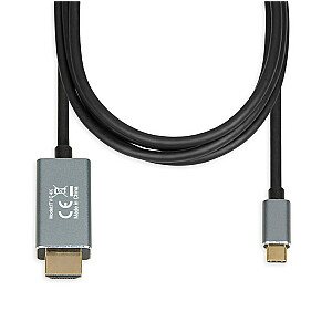 КАБЕЛЬ IBOX ITVC4K USB-C TO HDMI 4K 1,8M