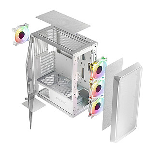 Case Logic PORTOS ARGB MINIDI USB 3.0 Baltas