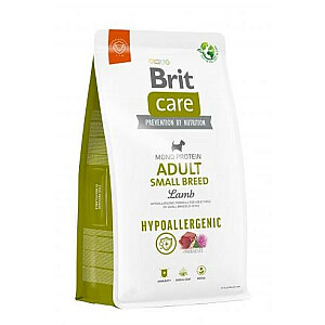 BRIT Care Hypoallergenic Adult Small Breed Lamb & Rice - sausas šunų maistas - 3 kg