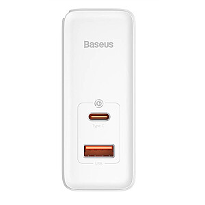 Baseus GaN5 Pro Adapteris / Lādētājs USB-C / USB / 100W / 1m kabelis