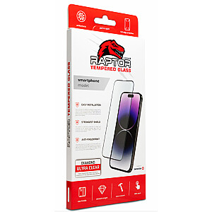 Swissten Raptor Diamond Ultra Full Face Tempered Glass Aizsargstikls Priekš Xiaomi Redmi Note 12 5G Melns