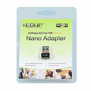 EDUP EP-AX300 Nano USB-адаптер WiFi 6 286Mbps / 802.11ax / ALC8800