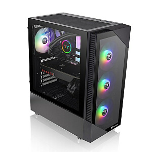 Thermaltake View 200 TG ARGB Midi Tower juodas