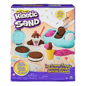 KINETIC SAND Rinkinys „Ledų desertai“