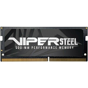 Память для ноутбука Patriot Viper Steel, SODIMM, DDR4, 8 ГБ, 3200 МГц, CL18 (PVS48G320C8S)