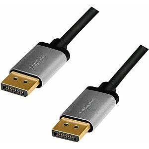 LogiLink DisplayPort — кабель DisplayPort, 1 м, черный (CDA0100)