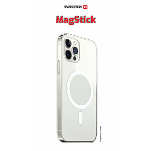 Swissten Clear Jelly MagStick Back Cace Защитный Чехол для Apple iPhone 15 Pro Max