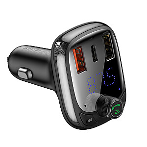 Baseus S-13 Auto Lādētājs FM / MP3 / Bluetooth