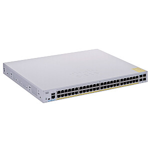 Cisco CBS250-48P-4X-EU tinklo jungiklis valdomas Gigabit Ethernet L2/L3 (10/100/1000), sidabrinis