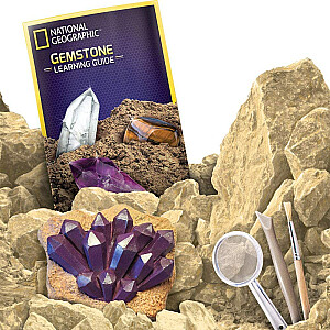 NATIONAL GEOGRAPHIC rinkinys Gemstone Dig Kit, NGGEM