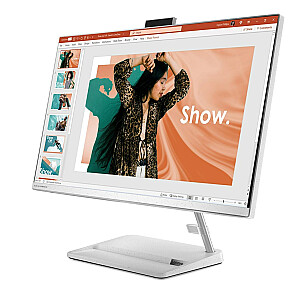 ALL in ONE Lenovo IdeaCentre AIO 3 27IAP7 i5-13420H 27 дюймов FHD IPS 250 нит AG 16 ГБ DDR4-3200 SSD512 Intel UHD Graphics NoOS Белый