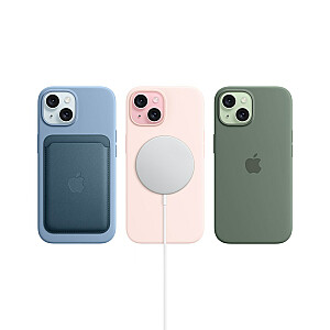 Apple iPhone 15 15,5 cm (6,1 colio) su dviem SIM kortelėmis iOS 17 5G USB Type-C 128 GB Juoda