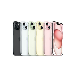 Apple iPhone 15, 15,5 cm (6,1 colio), dviguba SIM, iOS 17, 5G, USB Type-C, 256 GB, žalia