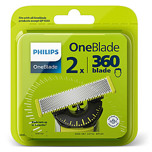 Philips Norelco OneBlade OneBlade 360 QP420/50 Сменное лезвие, 2 упаковки