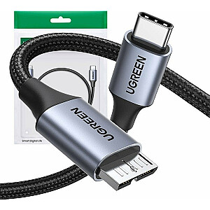 USB-кабель Ugreen Кабель USB-C — Micro USB UGREEN 15232, 1 м (серый космос)