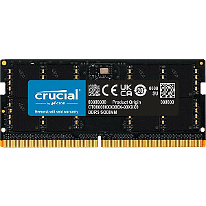 Svarbi nešiojamojo kompiuterio atmintis Nešiojamojo kompiuterio atmintis DDR5 SODIMM 48GB/5600 CL46 (16Gb)