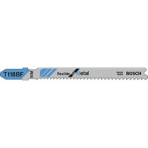 Полотно для лобзика Bosch Flexible for Metal 92мм T 118 BF 5 шт. 2608634503