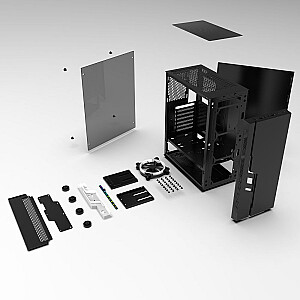 Корпус для компьютера игрового дизайна Gembird Fornax 2000 RGB