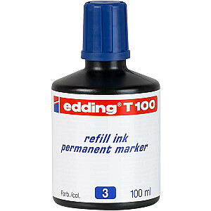 Чернила для замены маркера Edding T100, перманентный синий (P)
