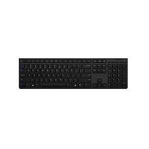 „Lenovo Professional“ belaidė įkraunama klaviatūra 4Y41K04074 estiška, žirkliniai jungiklio klavišai, pilka