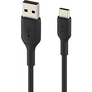 Belkin USB kabelis USB-A į USB-C, 1 m, juodas (CAB001bt1MBK)