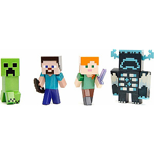 Фигурка Jada Toys Minecraft металлическая фигурка 4 вида, 6,5 см