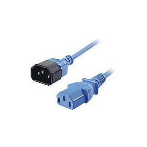Lindy IEC 13 maitinimo kabelis mėlynas, 2 m - 30472