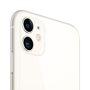 Apple iPhone 11 15,5 см (6,1 дюйма) с двумя SIM-картами iOS 14 4G 128 ГБ Белый
