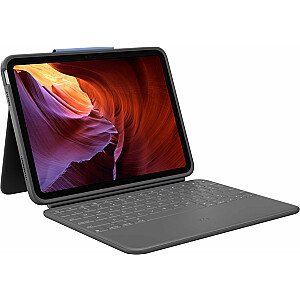 „Logitech Folio Case“, skirtas iPad 10-osios kartos Oxford, JAV, pilkas