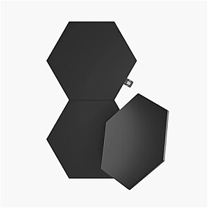 „Nanoleaf Shapes“ juodo šešiakampio išplėtimo paketas (3 plokštės)