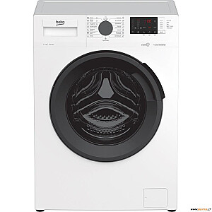 Стиральная машина BEKO WUE7612XBWS, 7 кг, Класс энергопотребления А, 49 см, 1200 об/мин, Инверторный двигатель, Паровая отверждение, Гигиена+