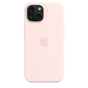 MagSafe silikoninis dėklas Apple iPhone 15 - rožinis