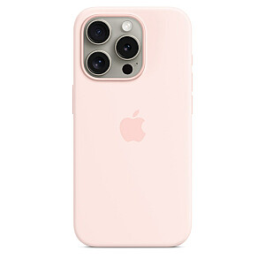 MagSafe silikoninis dėklas, skirtas Apple iPhone 15 Pro – rožinis